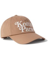 KENZO - Logo-embroidered Cotton-twill Baseball Cap - Lyst