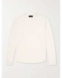 Les Tien - Thermal Baseball Cotton-Jersey Hem Tee - Lyst