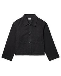 Bode - Logo-Embroidered Denim Jacket - Lyst