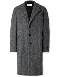 Givenchy - Herringbone Wool-blend Coat - Lyst