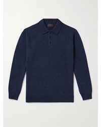 Beams Plus - Wool Polo Shirt - Lyst