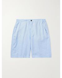 Loro Piana - Straight-Leg Linen Shorts - Lyst