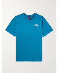 The North Face - Redbox Celebration Logo-print Cotton-jersey T-shirt - Lyst