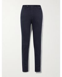 Incotex - Venezia 1951 Slim-fit Straight-leg Double-faced Cotton-blend Trousers - Lyst