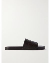 Bottega Veneta - Sunday Intrecciato Leather Slides - Lyst