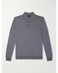Slowear - Zanone Slim-Fit Flexwool Polo Shirt - Lyst
