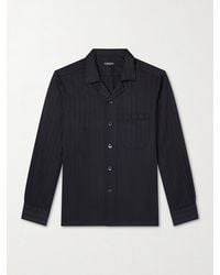 Tom Ford - Cotton And Silk-blend Pyjama Shirt - Lyst