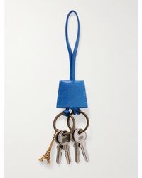 Balenciaga - Le City Embellished Textured-Leather, - And-Tone Key Fob - Lyst