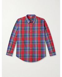 Aimé Leon Dore - Checked Cotton-Twill Shirt - Lyst