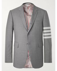 Thom Browne - Slim-Fit Striped Wool Suit Jacket - Lyst