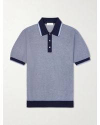 Piacenza 1733 - Honeycomb-Knit Cotton Polo Shirt - Lyst