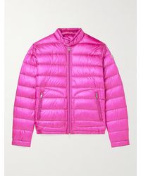 Moncler - Acorus Logo-Appliquéd Quilted Glossed-Shell Down Jacket - Lyst