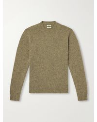 De Bonne Facture - Brushed Merino Wool Sweater - Lyst