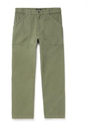A.P.C. - Sidney Straight-leg Cotton Trousers - Lyst