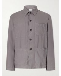 Hartford - Perry Linen And Cotton-Blend Woven Jacket - Lyst