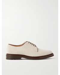 Brunello Cucinelli - Suede Derby Shoes - Lyst