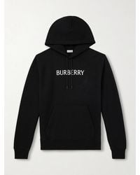 Burberry - Logo-print Cotton-jersey Hoodie - Lyst