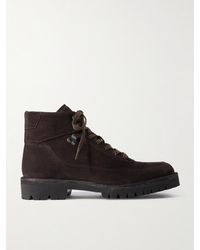 MR P. - Suede Lace-Up Boots - Lyst