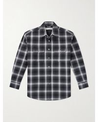 Our Legacy - Moss Checked Cotton-Flannel Shirt - Lyst