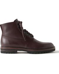 Manolo Blahnik - Yurdal Leather Boots - Lyst