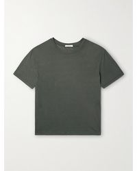 Lemaire - T-Shirt aus Seiden-Jersey - Lyst