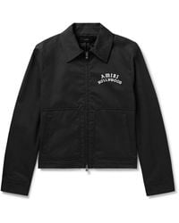 Amiri Corduroy Teddy Jacket in Black for Men | Lyst