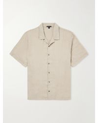 James Perse - Convertible-collar Linen Shirt - Lyst