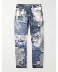 Acne Studios - 1979 Skinny-fit Foiled Trompe-l'œil Printed Organic Jeans - Lyst