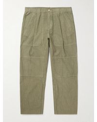 Folk - Assembly Straight-leg Cotton-blend Ripstop Trousers - Lyst