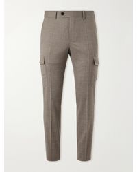 Slowear - Incotex Tapered Wool-Blend Flannel Trousers - Lyst