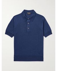 Tom Ford - Slim-Fit Cashmere And Silk-Blend Sweater - Lyst