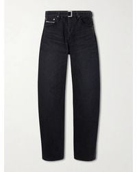 Sacai - Wide-Leg Belted Jeans - Lyst