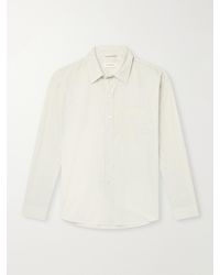 mfpen - Executive Striped Cotton-Poplin Shirt - Lyst