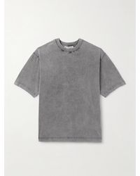 Acne Studios - Extorr Logo-Appliquéd Garment-Dyed Cotton-Jersey T-Shirt - Lyst