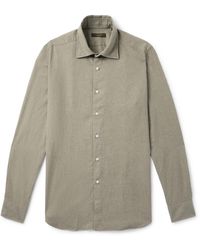 Incotex - Glanshirt Slim-fit Cotton-twill Shirt - Lyst