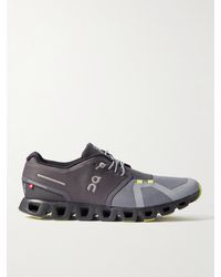 On Shoes - Cloud 5 Rubber-trimmed Recycled Mesh Running Sneakers - Lyst