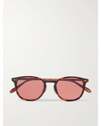 Garrett Leight - Kinney J Sun Round-Frame Tortoiseshell Acetate Sunglasses - Lyst