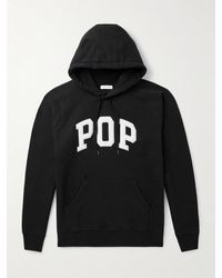 Pop Trading Co. - Arch Hoodie aus Baumwoll-Jersey mit Logoapplikation - Lyst