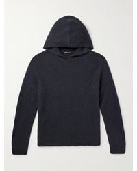 James Perse - Ribbed Cashmere Hoodie - Lyst