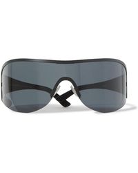 Acne Studios - Auggi D-frame Stainless Steel Wrap-around Sunglasses - Lyst