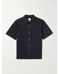 Norse Projects - Carsten Convertible-collar Cotton And Tm Lyocell-blend Shirt - Lyst