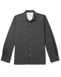 Officine Generale - Giacomo Checked Cotton Shirt - Lyst