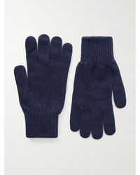 Paul Smith - Merino Wool And Recycled-Cashmere Blend Gloves - Lyst
