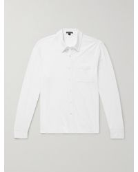 James Perse - Clean Finish Slim-Fit Cotton-Jersey Shirt - Lyst