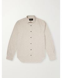 James Purdey & Sons - Checked Cotton-Flannel Shirt - Lyst