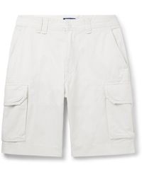Polo Ralph Lauren - Gellar Straight-leg Stonewashed Cotton-twill Cargo Shorts - Lyst