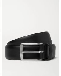 Anderson's - 3cm Black Leather Belt - Lyst