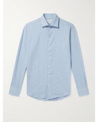 Richard James - Cotton And Wool-blend Shirt - Lyst