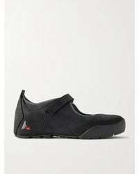 ROA - Loie Mesh-Trimmed Nubuck Sneakers - Lyst