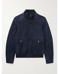 Tom Ford - Suede Blouson Jacket - Lyst
